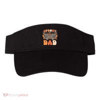 Spooky Dad Halloween Skeleton Costume Retro Groovy Visor thumb 0