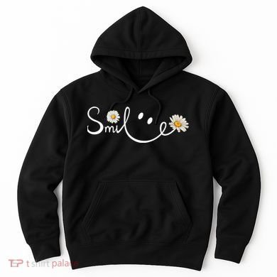 Smile Daisy Happy Face Hoodie