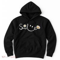 Smile Daisy Happy Face Hoodie thumb 0
