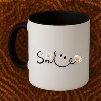 Smile Daisy Happy Face Coffee Mug thumb 2
