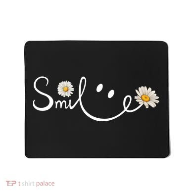 Smile Daisy Happy Face Mousepad