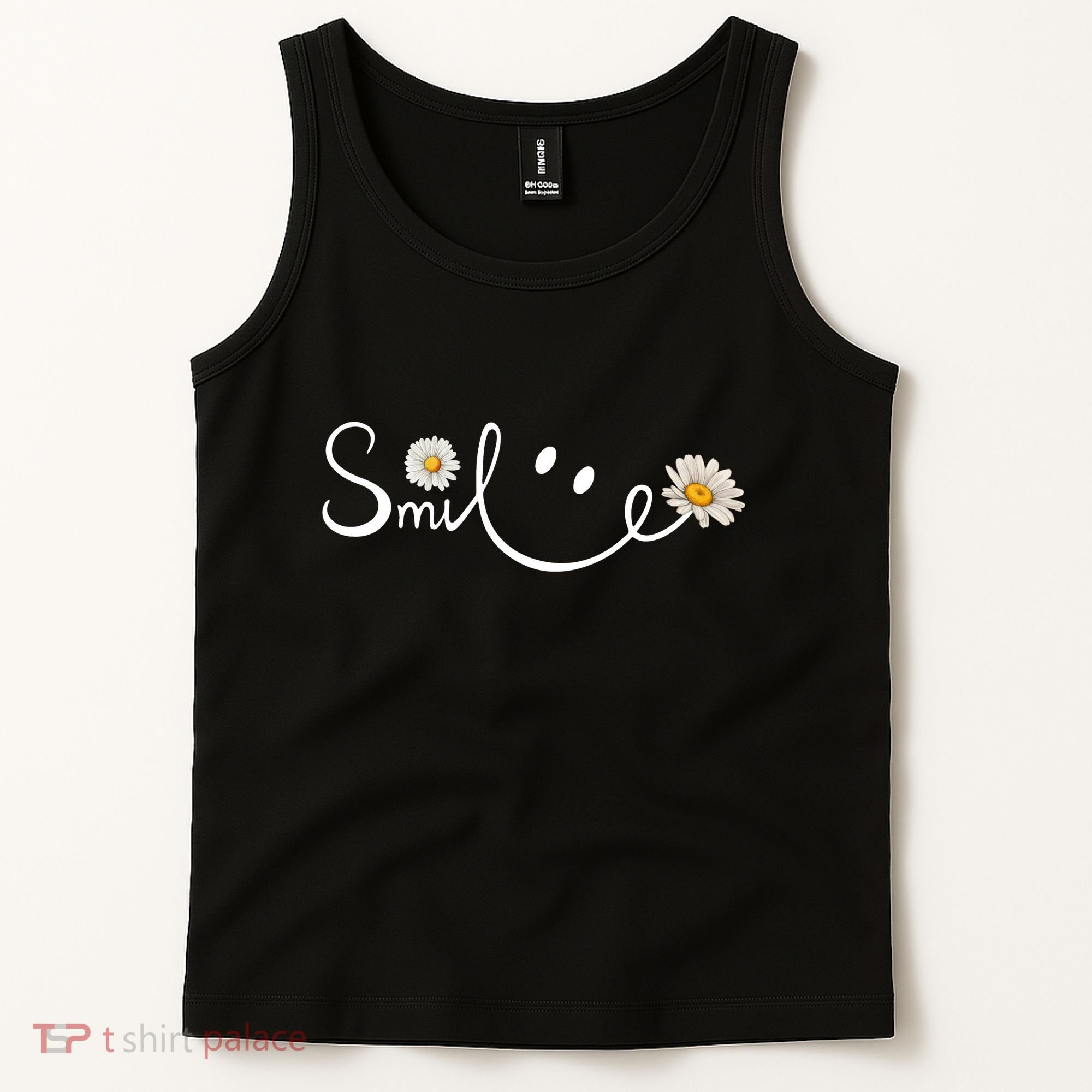 Smile Daisy Happy Face Tank Top