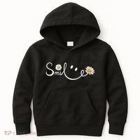 Smile Daisy Happy Face Kids Hoodie thumb 0