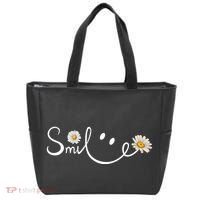 Smile Daisy Happy Face Tote Bag thumb 0