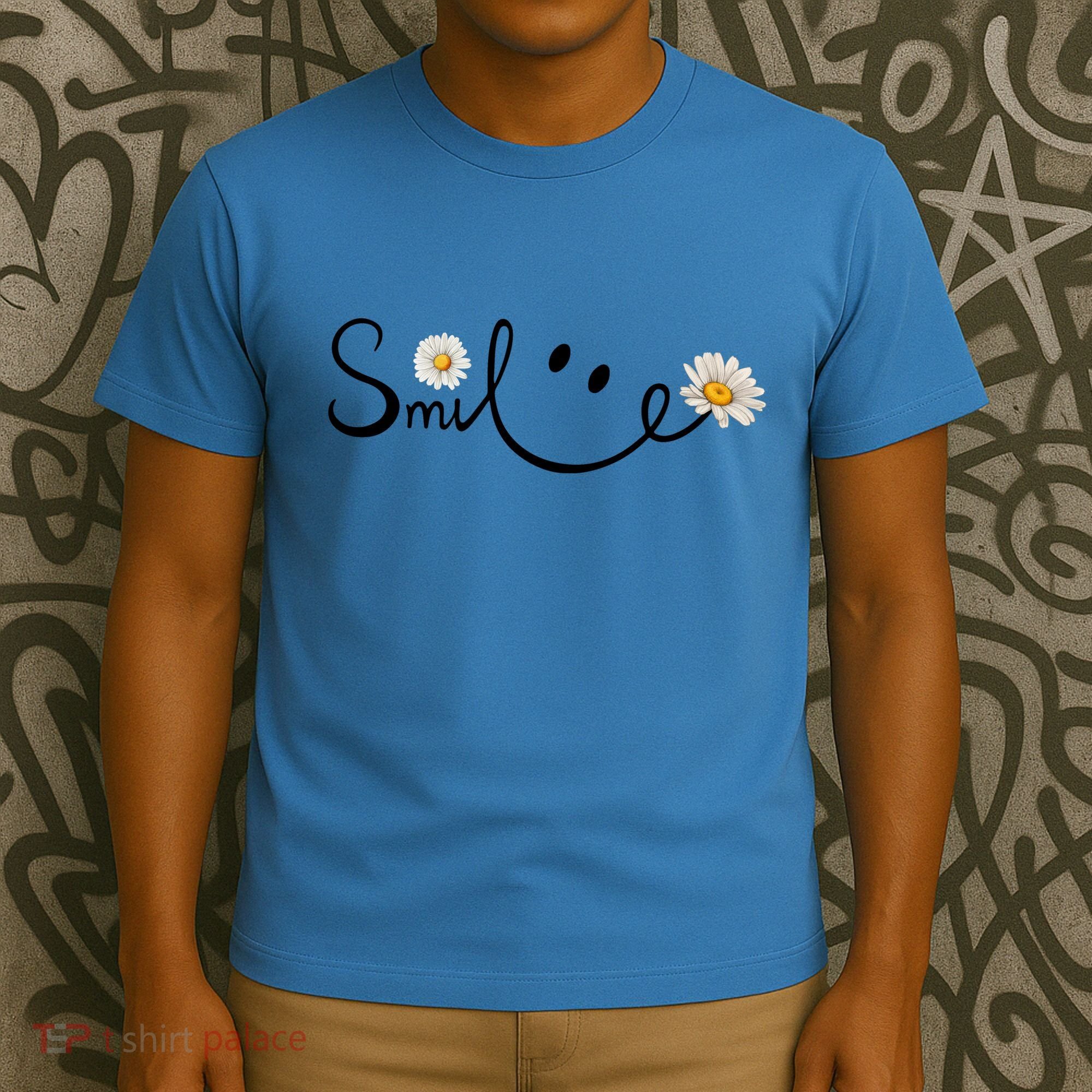 Smile Daisy Happy Face T-Shirt