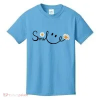 Smile Daisy Happy Face Kids T-Shirt thumb 0