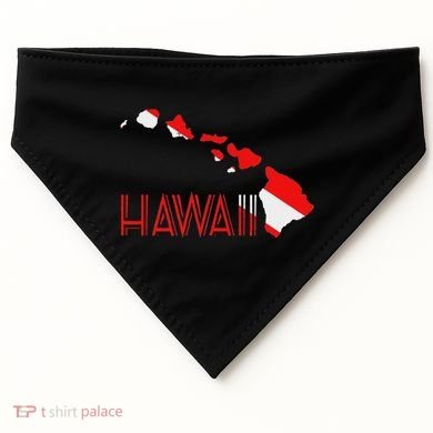 Scuba Dive Hawaii Scuba Diving Flag USA-Made Doggie Bandana
