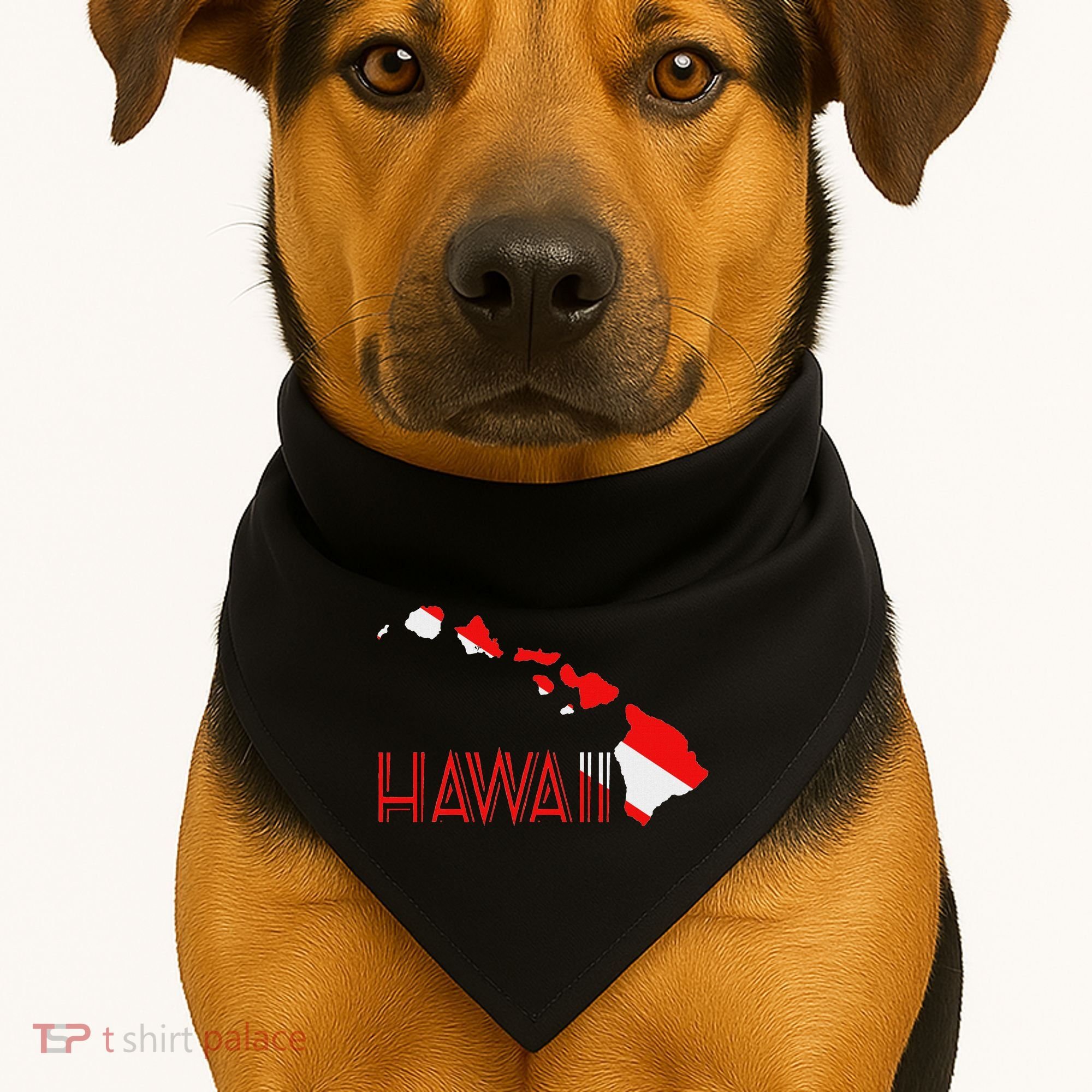 Scuba Dive Hawaii Scuba Diving Flag USA-Made Doggie Bandana