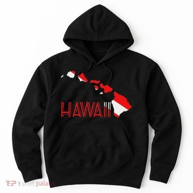 Scuba Dive Hawaii Scuba Diving Flag Hoodie