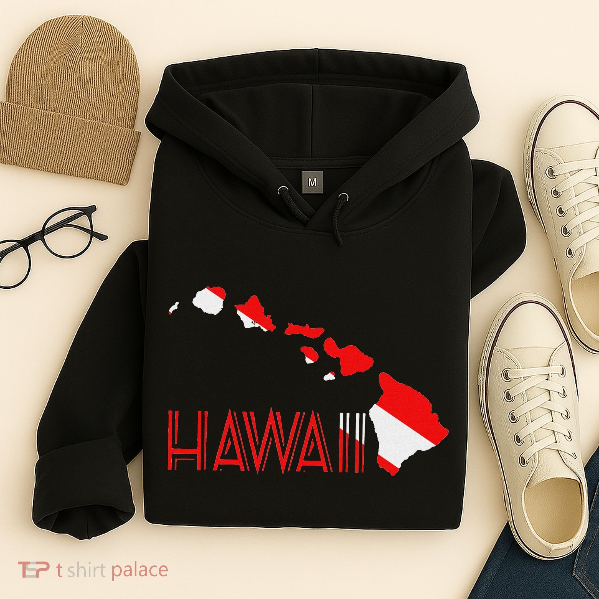 Scuba Dive Hawaii Scuba Diving Flag Hoodie
