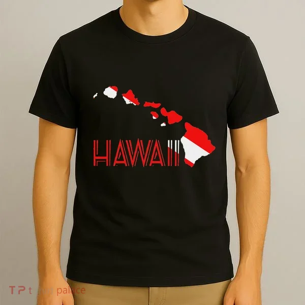 Scuba Dive Hawaii Scuba Diving Flag T-Shirt