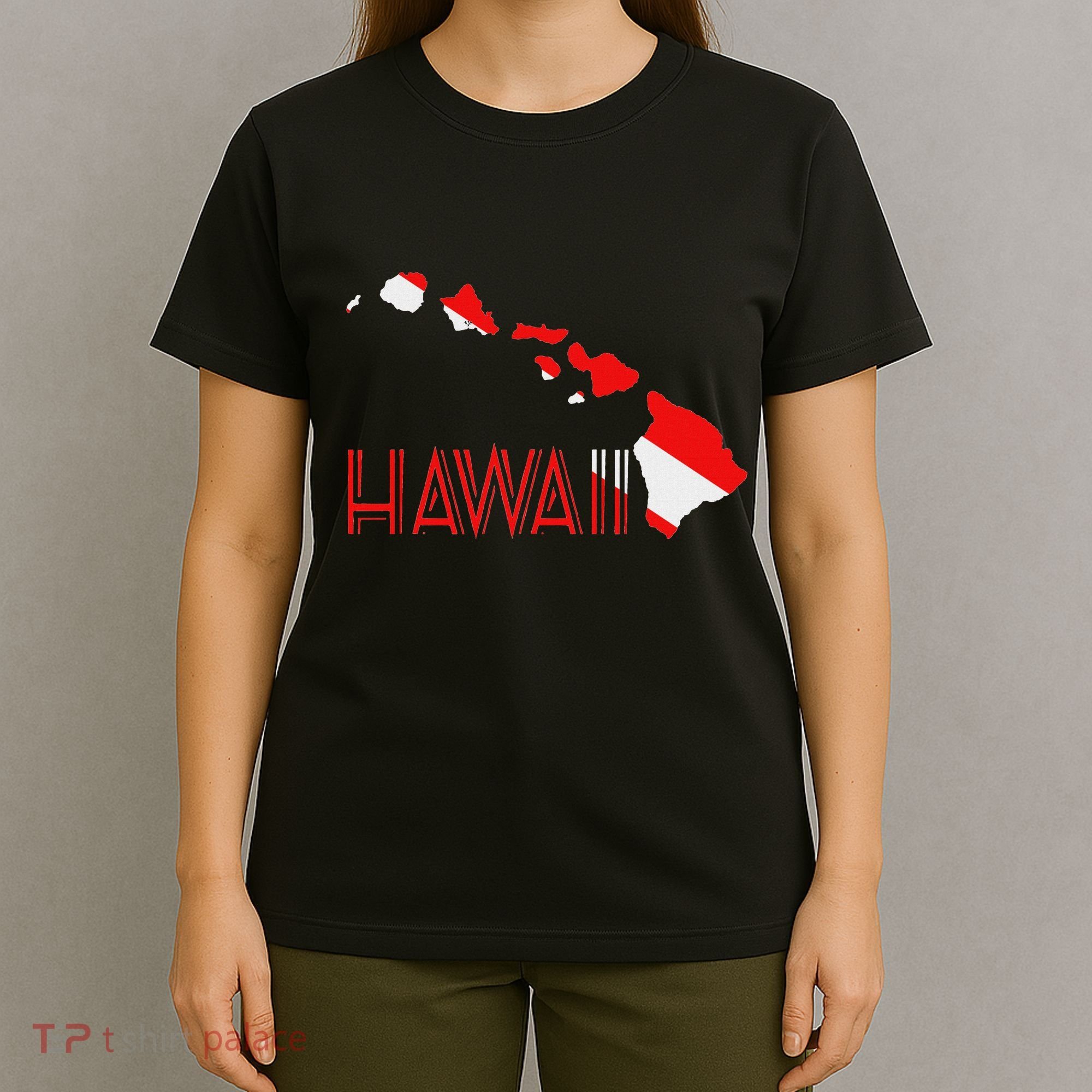Scuba Dive Hawaii Scuba Diving Flag T-Shirt