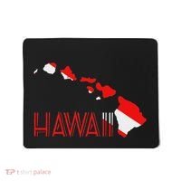 Scuba Dive Hawaii Scuba Diving Flag Mousepad thumb 0
