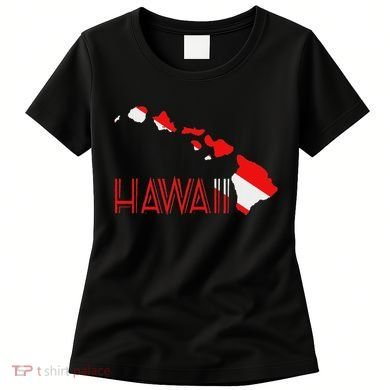 Scuba Dive Hawaii Scuba Diving Flag Women's T-Shirt