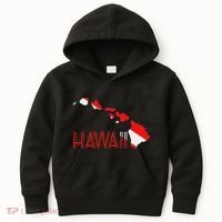 Scuba Dive Hawaii Scuba Diving Flag Kids Hoodie thumb 0