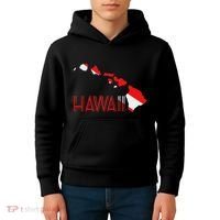 Scuba Dive Hawaii Scuba Diving Flag Kids Hoodie thumb 4