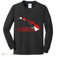 Scuba Dive Hawaii Scuba Diving Flag Kids Long Sleeve Shirt thumb 0