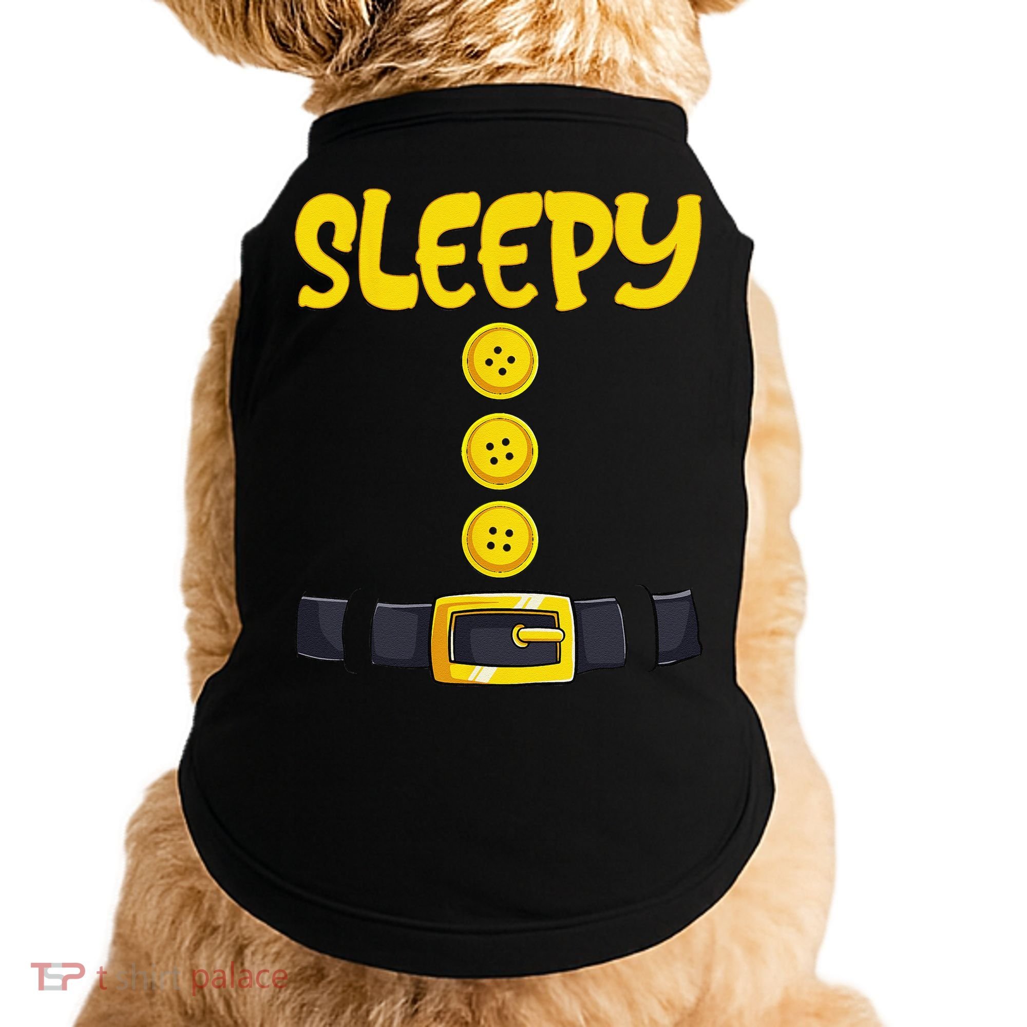 Sleepy Dwarf Halloween Costume Funny Gift Idea Sleepy Dwarf Doggie Tank