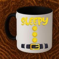 Sleepy Dwarf Halloween Costume Funny Gift Idea Sleepy Dwarf Coffee Mug thumb 2