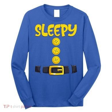 Sleepy Dwarf Halloween Costume Funny Gift Idea Sleepy Dwarf Long Sleeve Shirt