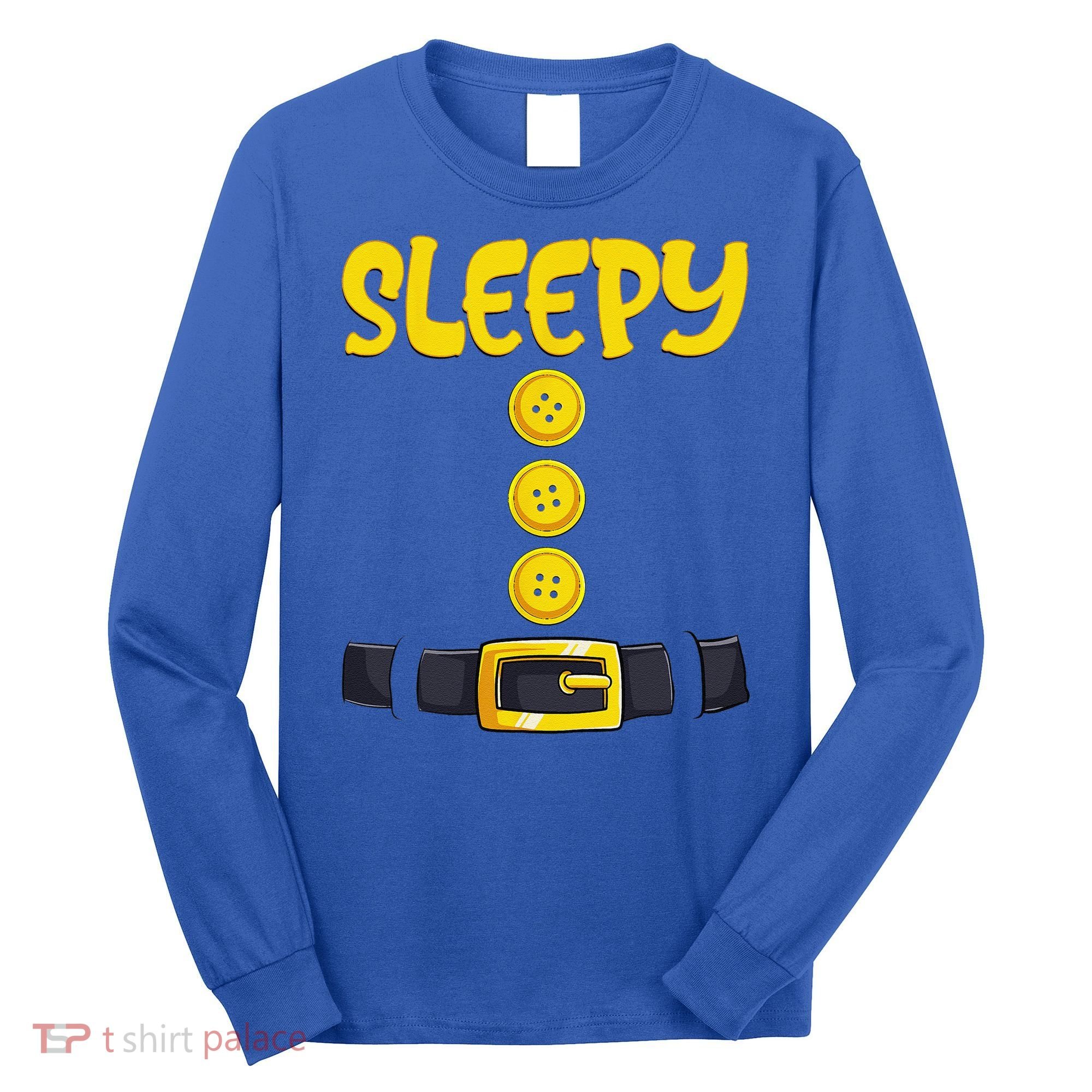 Sleepy Dwarf Halloween Costume Funny Gift Idea Sleepy Dwarf Long Sleeve Shirt