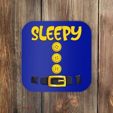 Sleepy Dwarf Halloween Costume Funny Gift Idea Sleepy Dwarf Coaster