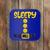Sleepy Dwarf Halloween Costume Funny Gift Idea Sleepy Dwarf Coaster thumb 0
