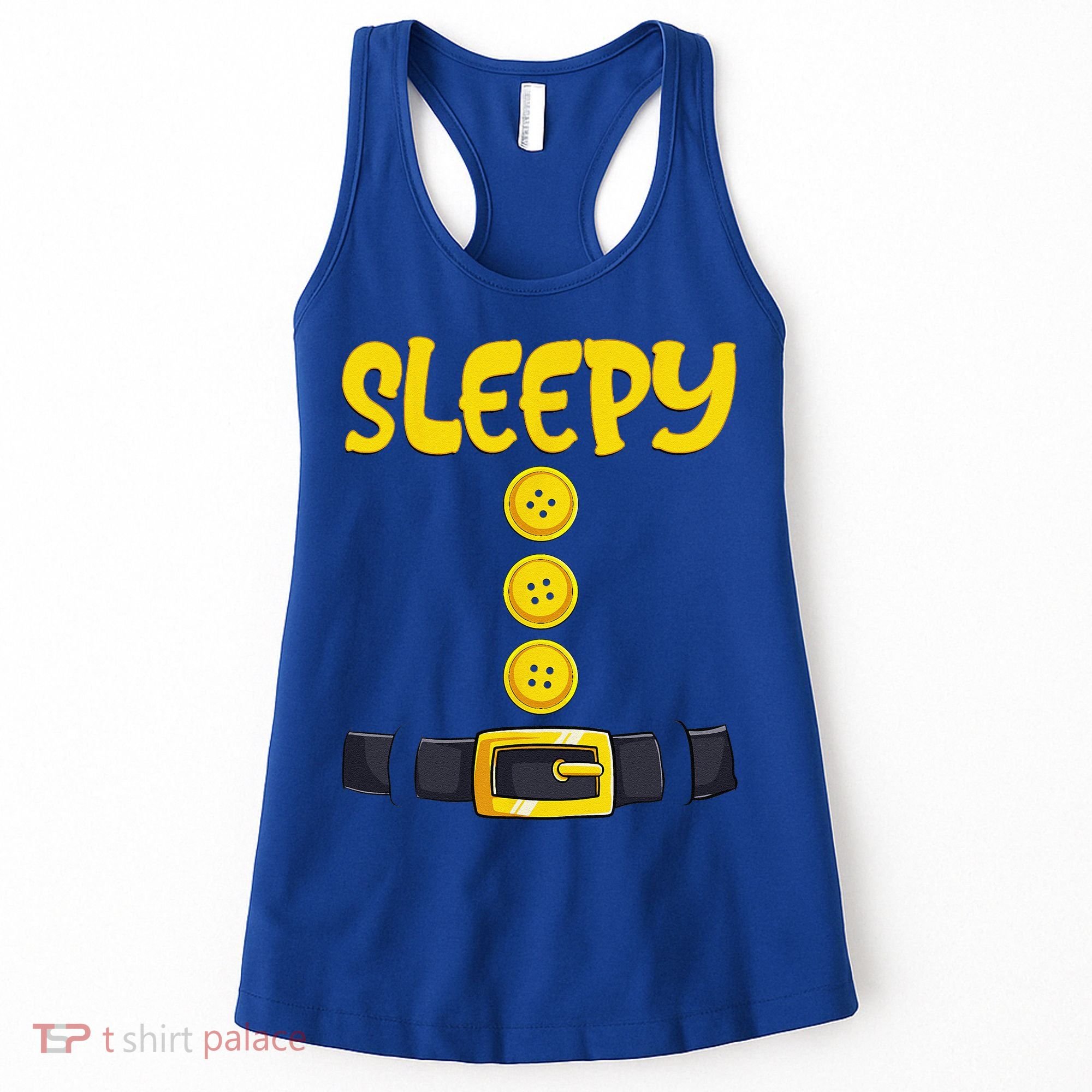 Sleepy Dwarf Halloween Costume Funny Gift Idea Sleepy Dwarf Women's Tank Top