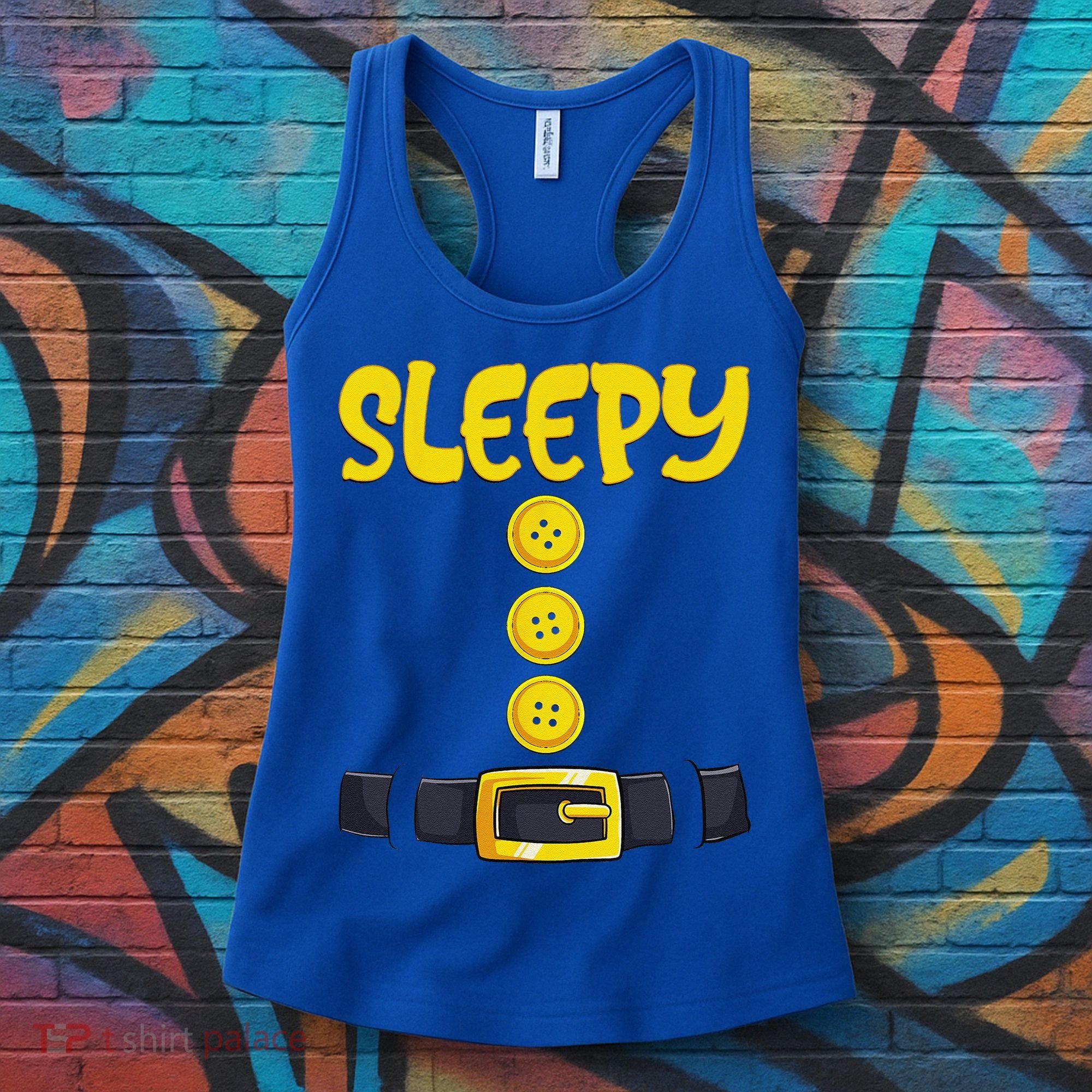 Sleepy Dwarf Halloween Costume Funny Gift Idea Sleepy Dwarf Women's Tank Top