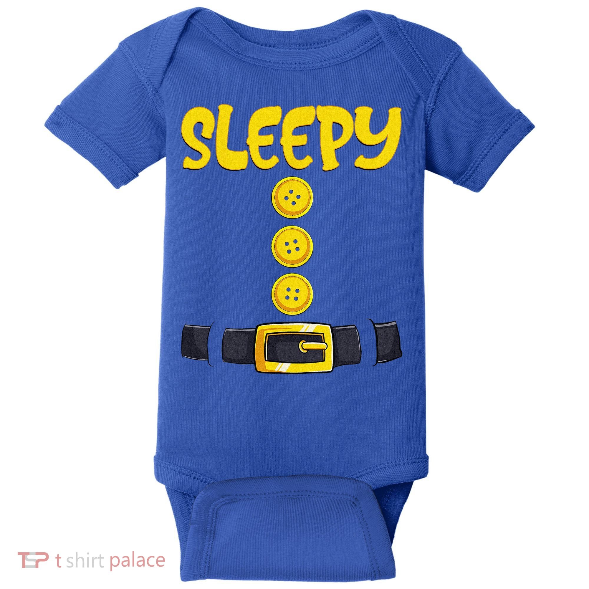 Sleepy Dwarf Halloween Costume Funny Gift Idea Sleepy Dwarf Baby Bodysuit