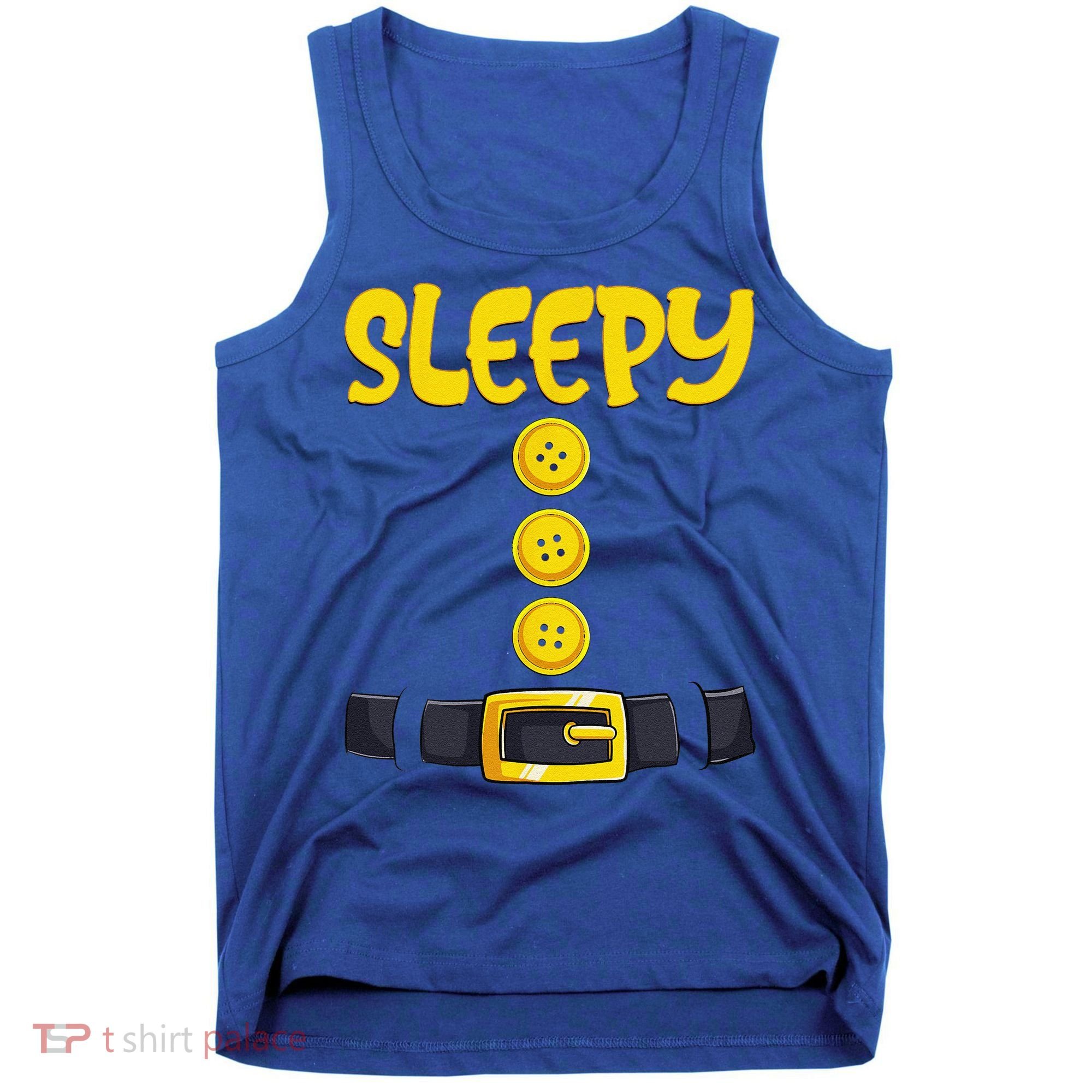 Sleepy Dwarf Halloween Costume Funny Gift Idea Sleepy Dwarf Tank Top
