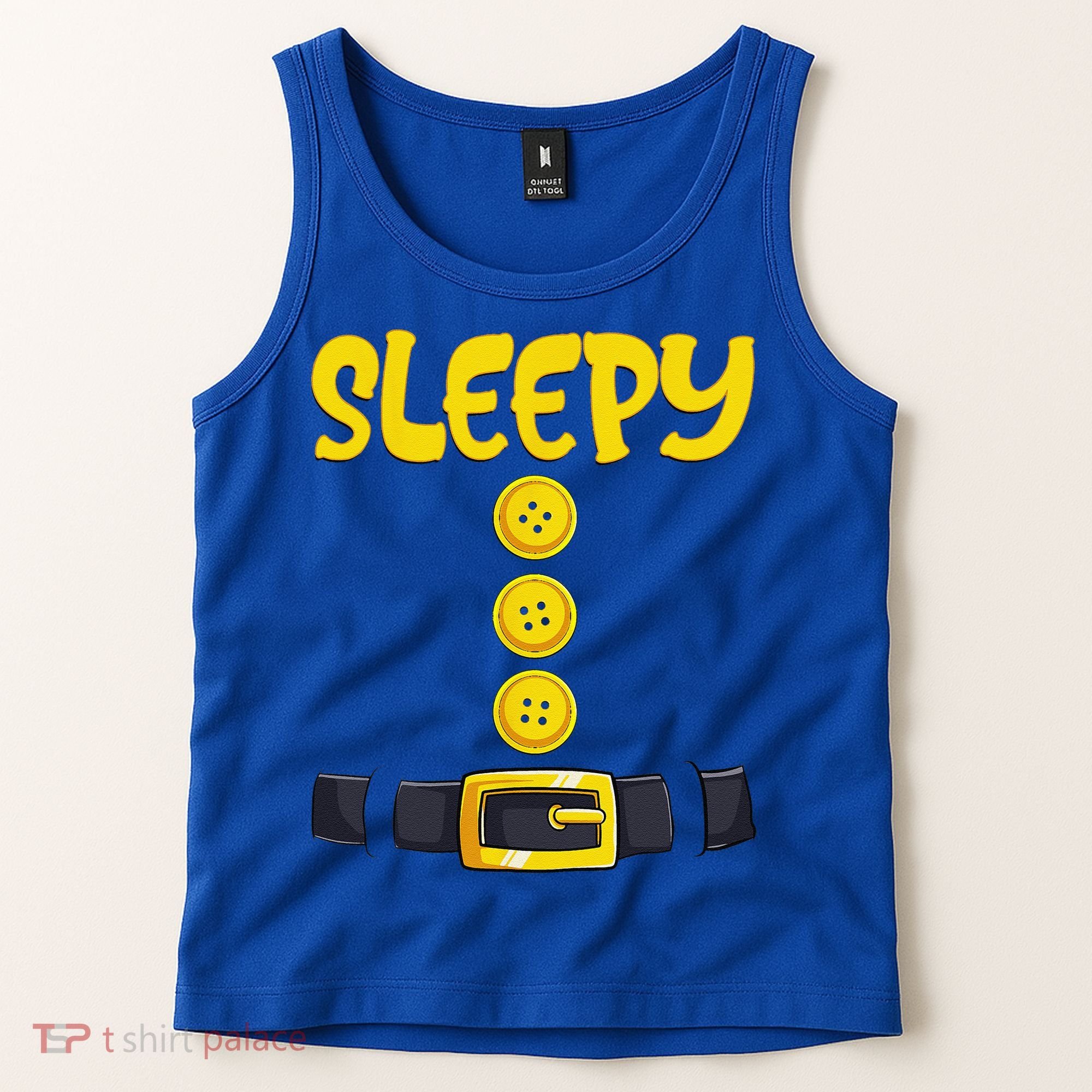 Sleepy Dwarf Halloween Costume Funny Gift Idea Sleepy Dwarf Tank Top