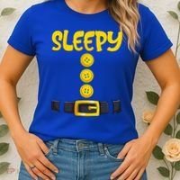 Sleepy Dwarf Halloween Costume Funny Gift Idea Sleepy Dwarf Women's T-Shirt thumb 2