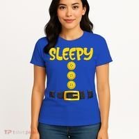 Sleepy Dwarf Halloween Costume Funny Gift Idea Sleepy Dwarf Women's T-Shirt thumb 4