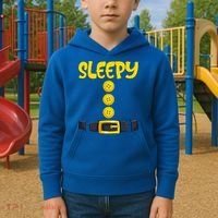 Sleepy Dwarf Halloween Costume Funny Gift Idea Sleepy Dwarf Kids Hoodie thumb 2