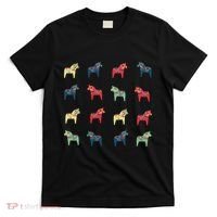 Swedish Dala Horses Dalecarlian T-Shirt thumb 0
