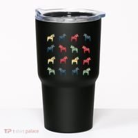 Swedish Dala Horses Dalecarlian Tumbler thumb 0