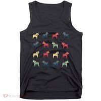 Swedish Dala Horses Dalecarlian Tank Top thumb 0
