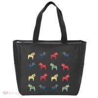 Swedish Dala Horses Dalecarlian Tote Bag thumb 0
