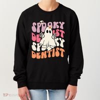 Spooky Dentist Halloween Costume Trick Or Teeth Dental Squad Gift Women's Sweatshirt thumb 0