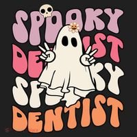 Spooky Dentist Halloween Costume Trick Or Teeth Dental Squad Gift Women's Sweatshirt thumb 2