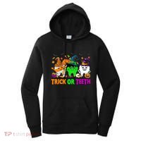 Spooky Dentist Halloween Trick Or Teeth Dental Assistant Cute Gift Women's Hoodie thumb 0