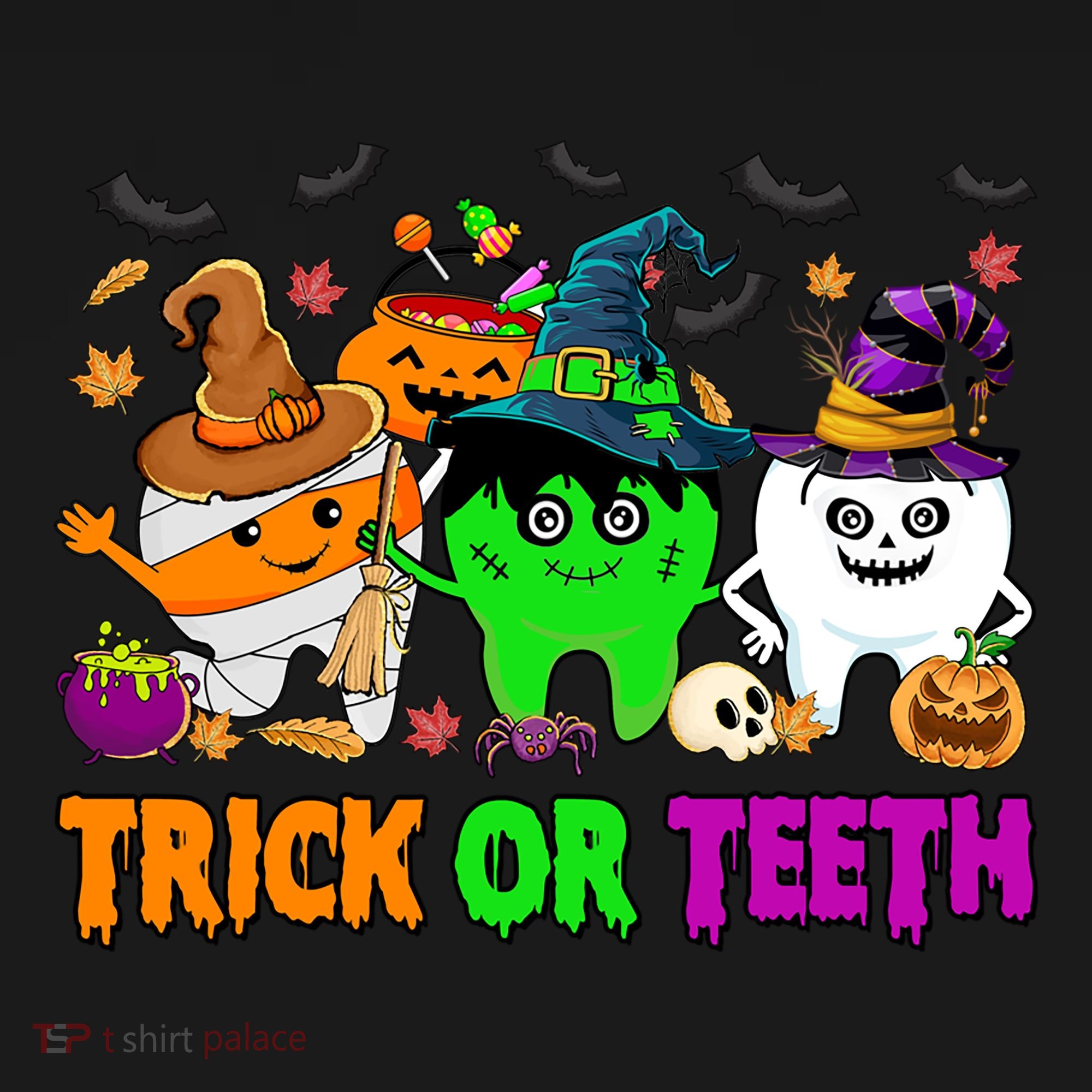 Spooky Dentist Halloween Trick Or Teeth Dental Assistant Cute Gift Women's Hoodie