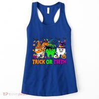 Spooky Dentist Halloween Trick Or Teeth Dental Assistant Cute Gift Women's Tank Top thumb 0