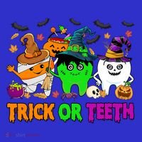 Spooky Dentist Halloween Trick Or Teeth Dental Assistant Cute Gift Women's Long Sleeve Shirt thumb 2