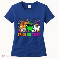 Spooky Dentist Halloween Trick Or Teeth Dental Assistant Cute Gift Women's T-Shirt thumb 0