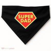 Super Dad Hero Gift USA-Made Doggie Bandana thumb 0