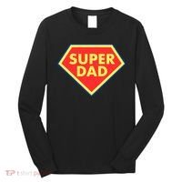 Super Dad Hero Gift Long Sleeve Shirt thumb 0