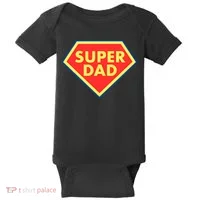 Super Dad Hero Gift Baby Bodysuit thumb 0