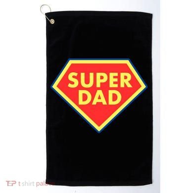 Super Dad Hero Gift Golf Towel